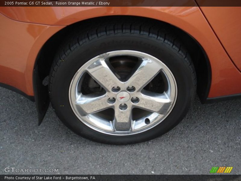 Fusion Orange Metallic / Ebony 2005 Pontiac G6 GT Sedan