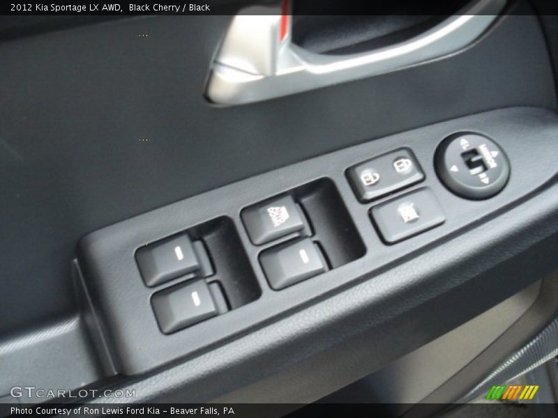 Black Cherry / Black 2012 Kia Sportage LX AWD
