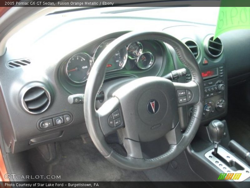 Fusion Orange Metallic / Ebony 2005 Pontiac G6 GT Sedan