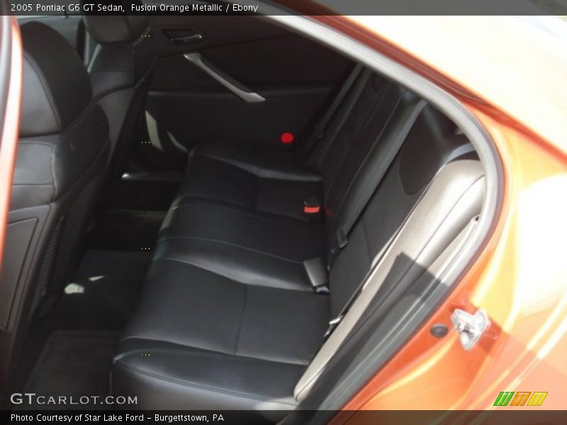 Fusion Orange Metallic / Ebony 2005 Pontiac G6 GT Sedan