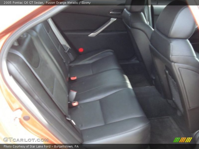 Fusion Orange Metallic / Ebony 2005 Pontiac G6 GT Sedan