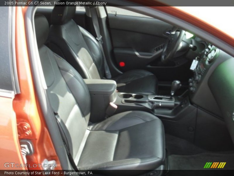 Fusion Orange Metallic / Ebony 2005 Pontiac G6 GT Sedan