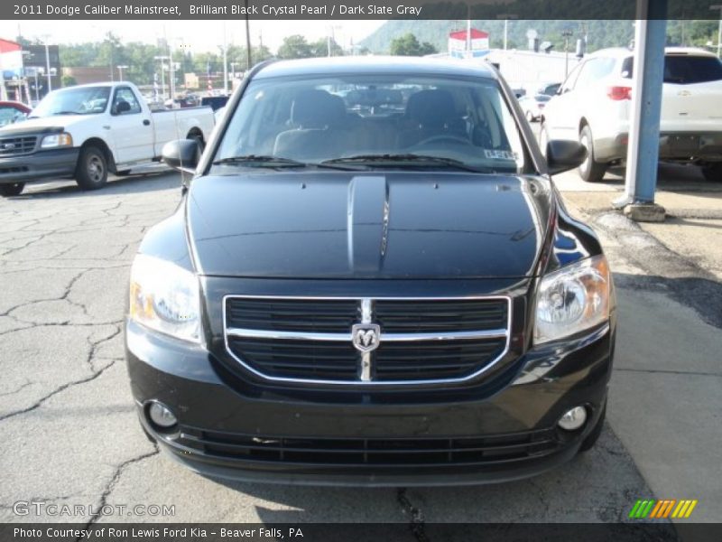 Brilliant Black Crystal Pearl / Dark Slate Gray 2011 Dodge Caliber Mainstreet