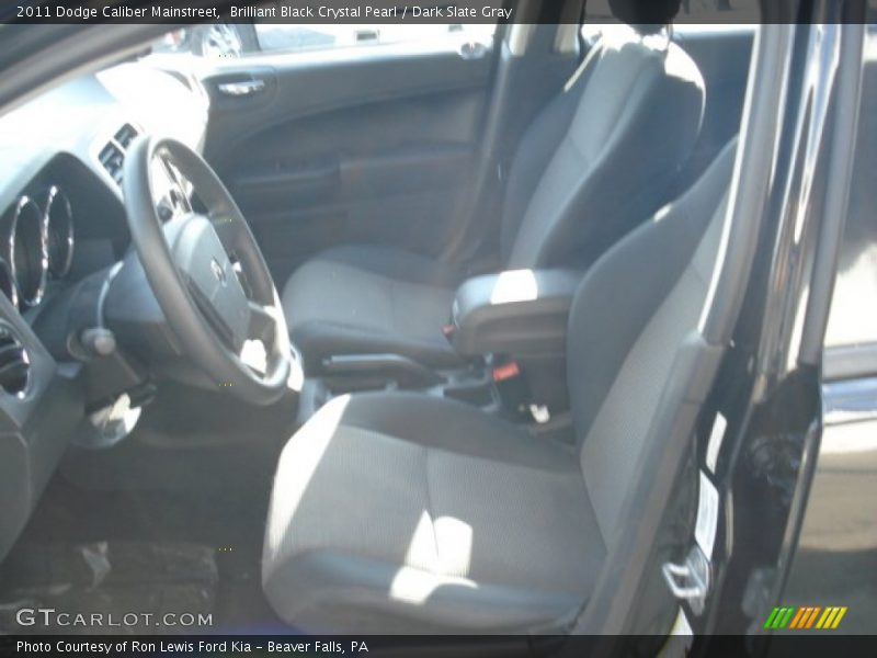 Brilliant Black Crystal Pearl / Dark Slate Gray 2011 Dodge Caliber Mainstreet