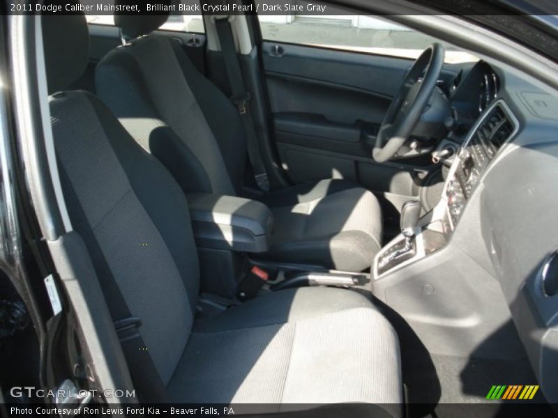 Brilliant Black Crystal Pearl / Dark Slate Gray 2011 Dodge Caliber Mainstreet