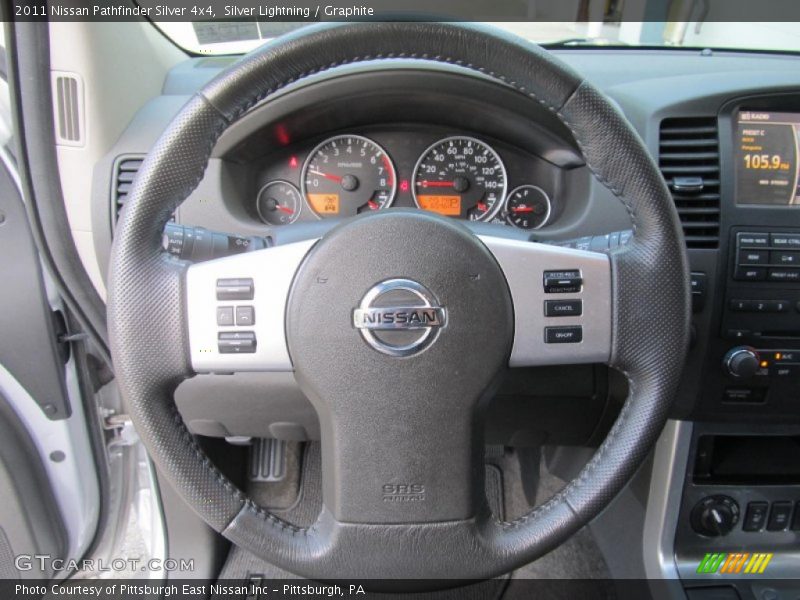 Silver Lightning / Graphite 2011 Nissan Pathfinder Silver 4x4