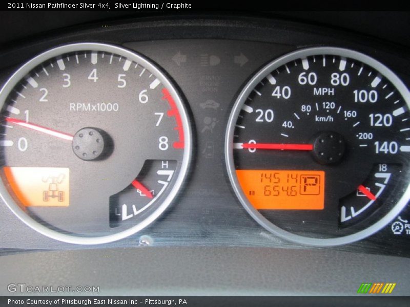 Silver Lightning / Graphite 2011 Nissan Pathfinder Silver 4x4