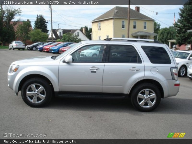 Ingot Silver Metallic / Black 2011 Mercury Mariner Premier V6 AWD