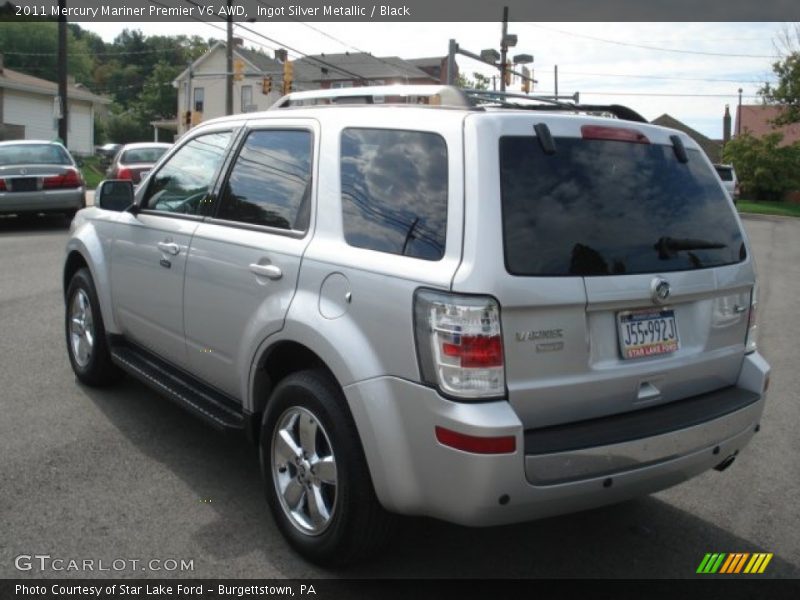 Ingot Silver Metallic / Black 2011 Mercury Mariner Premier V6 AWD