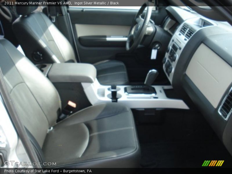 Ingot Silver Metallic / Black 2011 Mercury Mariner Premier V6 AWD