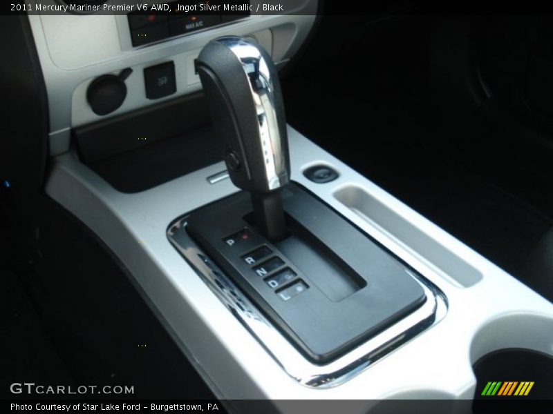 Ingot Silver Metallic / Black 2011 Mercury Mariner Premier V6 AWD
