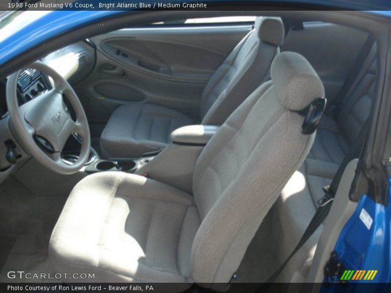  1998 Mustang V6 Coupe Medium Graphite Interior