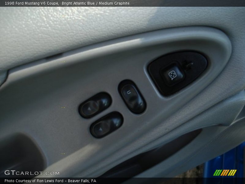 Bright Atlantic Blue / Medium Graphite 1998 Ford Mustang V6 Coupe