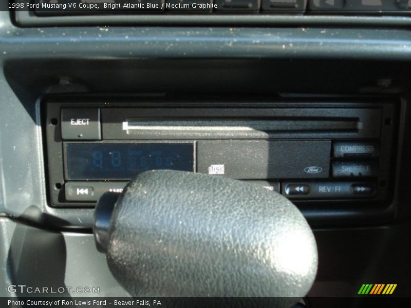 Bright Atlantic Blue / Medium Graphite 1998 Ford Mustang V6 Coupe