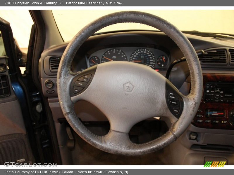 Patriot Blue Pearlcoat / Mist Gray 2000 Chrysler Town & Country LXi