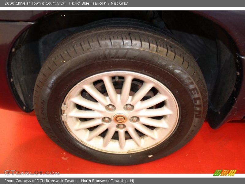 Patriot Blue Pearlcoat / Mist Gray 2000 Chrysler Town & Country LXi
