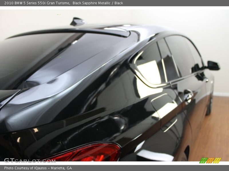 Black Sapphire Metallic / Black 2010 BMW 5 Series 550i Gran Turismo