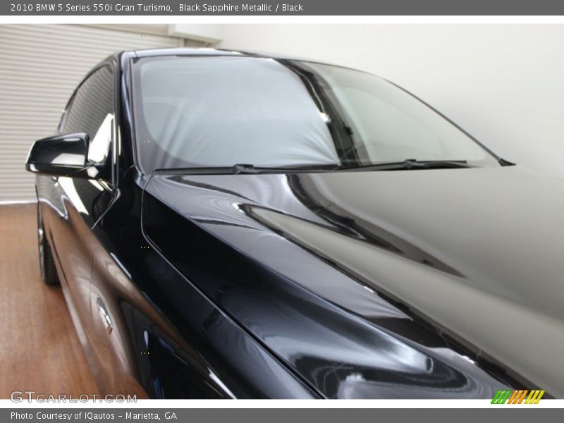 Black Sapphire Metallic / Black 2010 BMW 5 Series 550i Gran Turismo