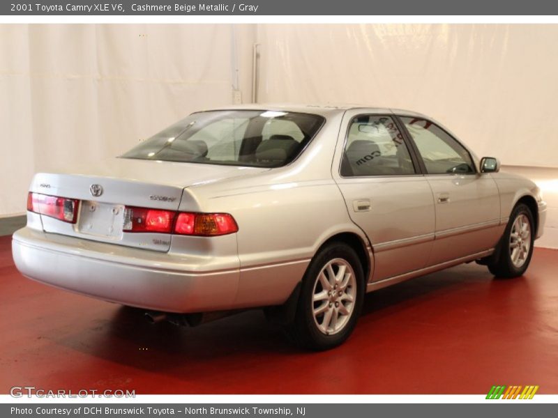 Cashmere Beige Metallic / Gray 2001 Toyota Camry XLE V6