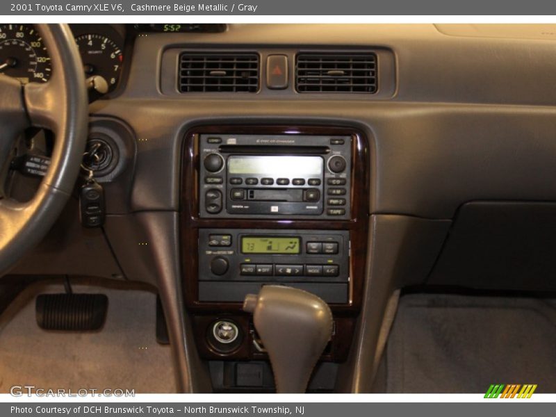 Cashmere Beige Metallic / Gray 2001 Toyota Camry XLE V6