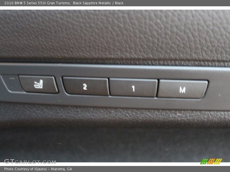 Black Sapphire Metallic / Black 2010 BMW 5 Series 550i Gran Turismo