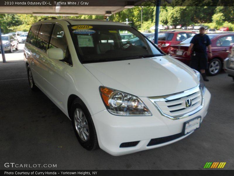 Taffeta White / Gray 2010 Honda Odyssey EX-L