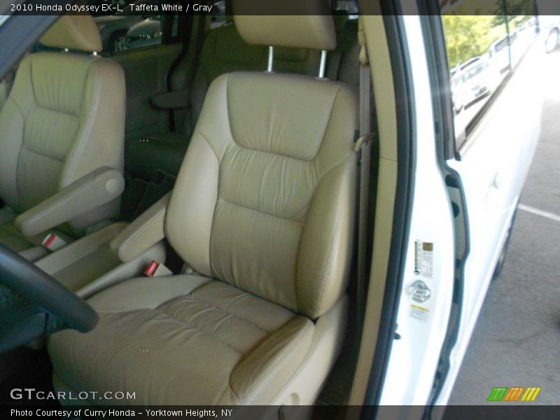 Taffeta White / Gray 2010 Honda Odyssey EX-L