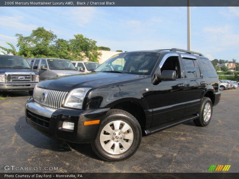 Black / Charcoal Black 2006 Mercury Mountaineer Luxury AWD