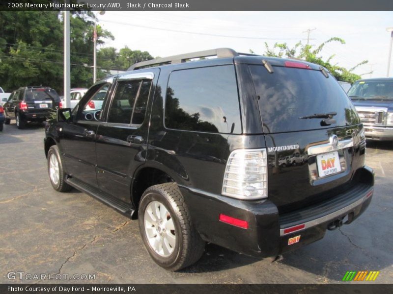 Black / Charcoal Black 2006 Mercury Mountaineer Luxury AWD