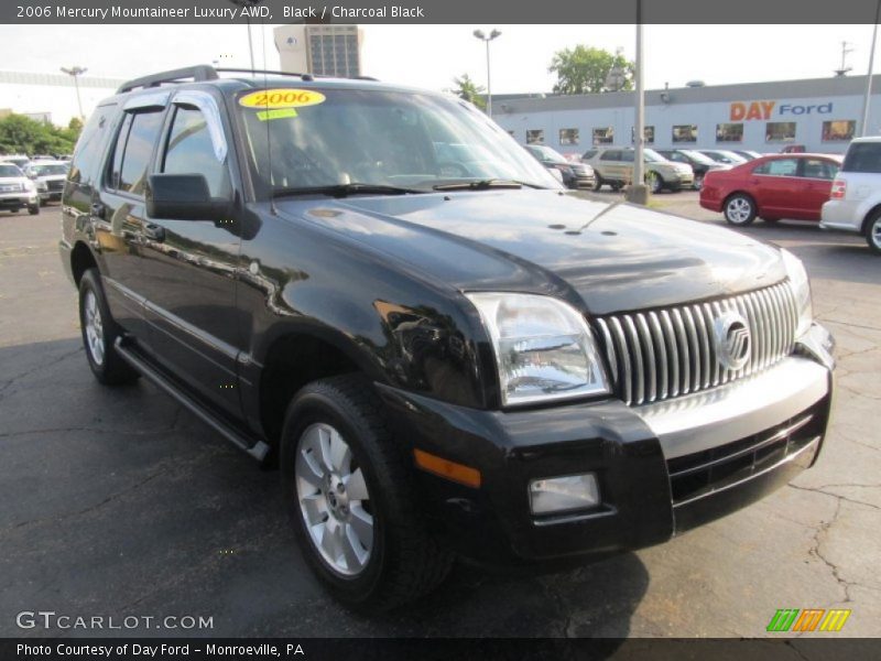 Black / Charcoal Black 2006 Mercury Mountaineer Luxury AWD