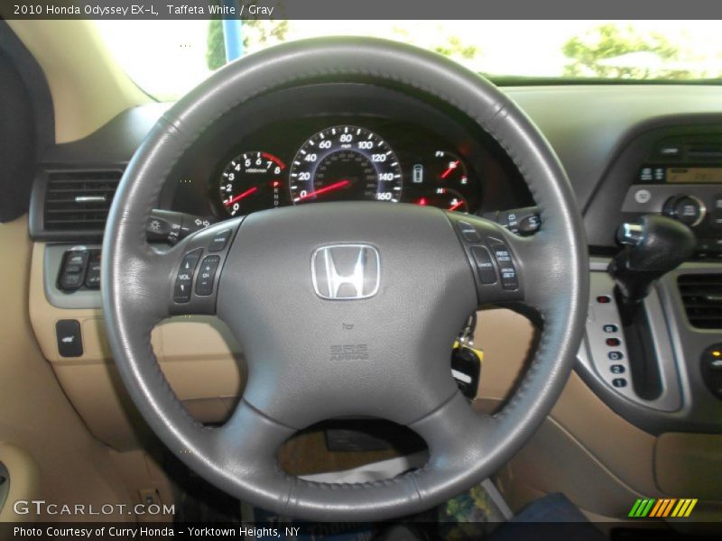 Taffeta White / Gray 2010 Honda Odyssey EX-L