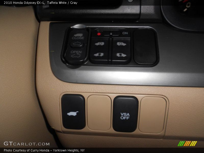 Taffeta White / Gray 2010 Honda Odyssey EX-L