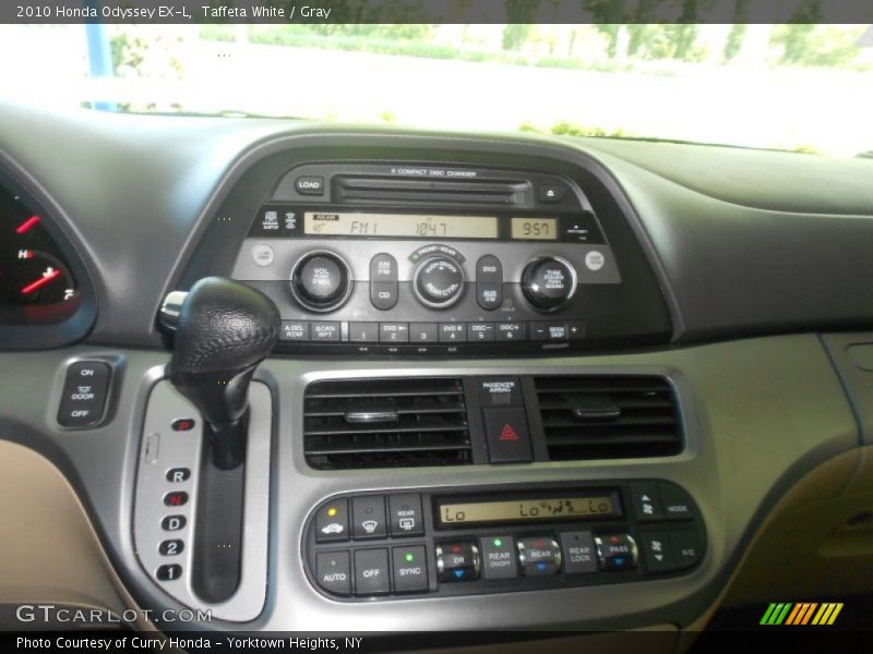Taffeta White / Gray 2010 Honda Odyssey EX-L