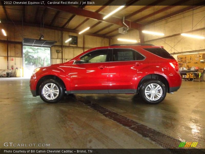 Cardinal Red Metallic / Jet Black 2012 Chevrolet Equinox LT