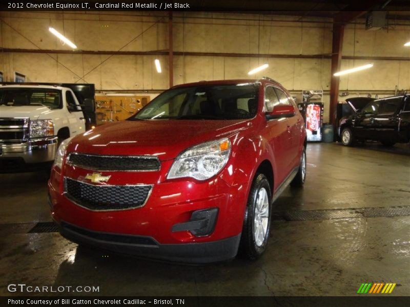 Cardinal Red Metallic / Jet Black 2012 Chevrolet Equinox LT