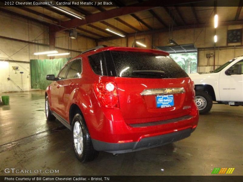 Cardinal Red Metallic / Jet Black 2012 Chevrolet Equinox LT