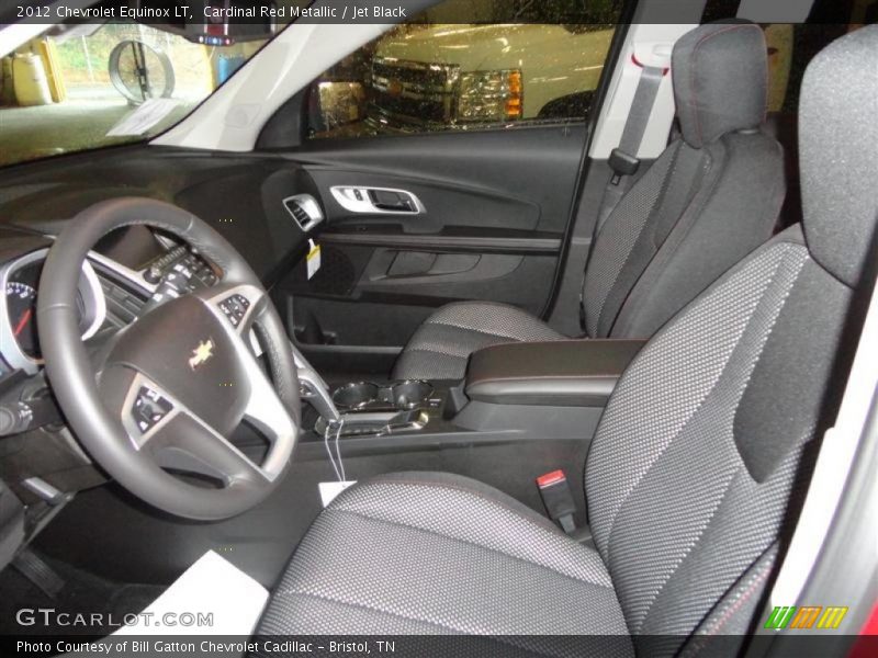 Cardinal Red Metallic / Jet Black 2012 Chevrolet Equinox LT