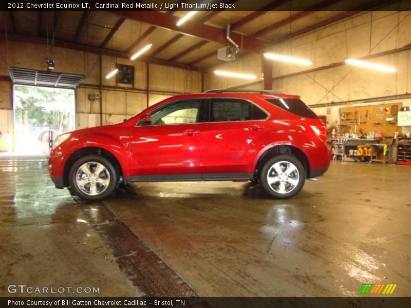 Cardinal Red Metallic / Light Titanium/Jet Black 2012 Chevrolet Equinox LT