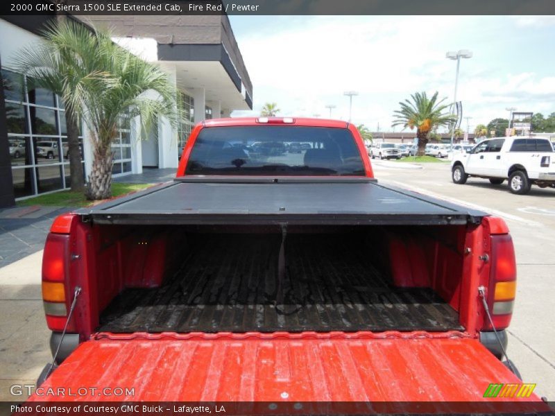 Fire Red / Pewter 2000 GMC Sierra 1500 SLE Extended Cab