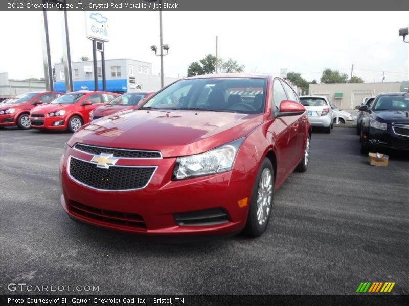 Crystal Red Metallic / Jet Black 2012 Chevrolet Cruze LT