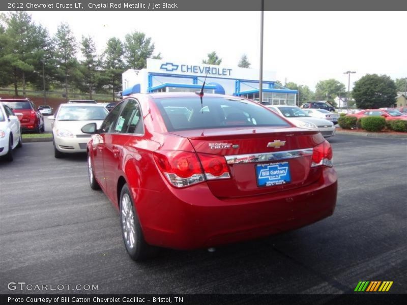 Crystal Red Metallic / Jet Black 2012 Chevrolet Cruze LT