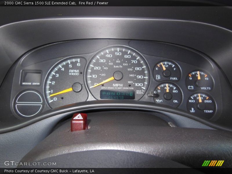  2000 Sierra 1500 SLE Extended Cab SLE Extended Cab Gauges