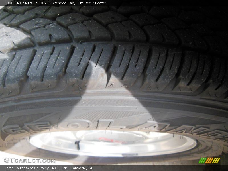 Fire Red / Pewter 2000 GMC Sierra 1500 SLE Extended Cab
