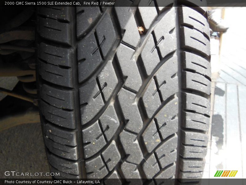 Fire Red / Pewter 2000 GMC Sierra 1500 SLE Extended Cab