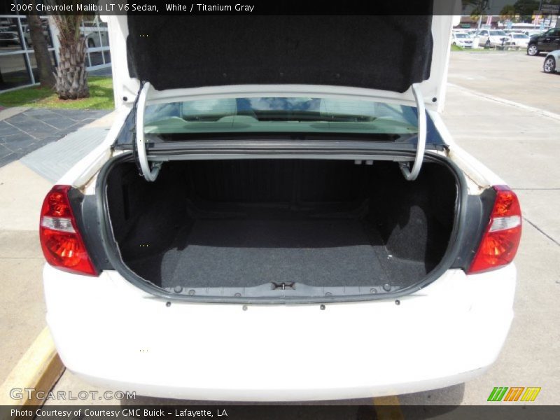 White / Titanium Gray 2006 Chevrolet Malibu LT V6 Sedan