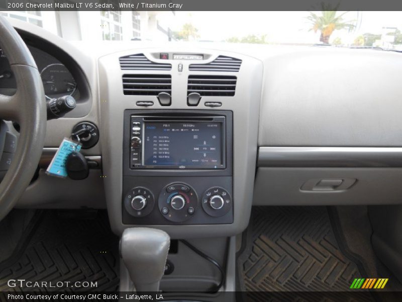 White / Titanium Gray 2006 Chevrolet Malibu LT V6 Sedan