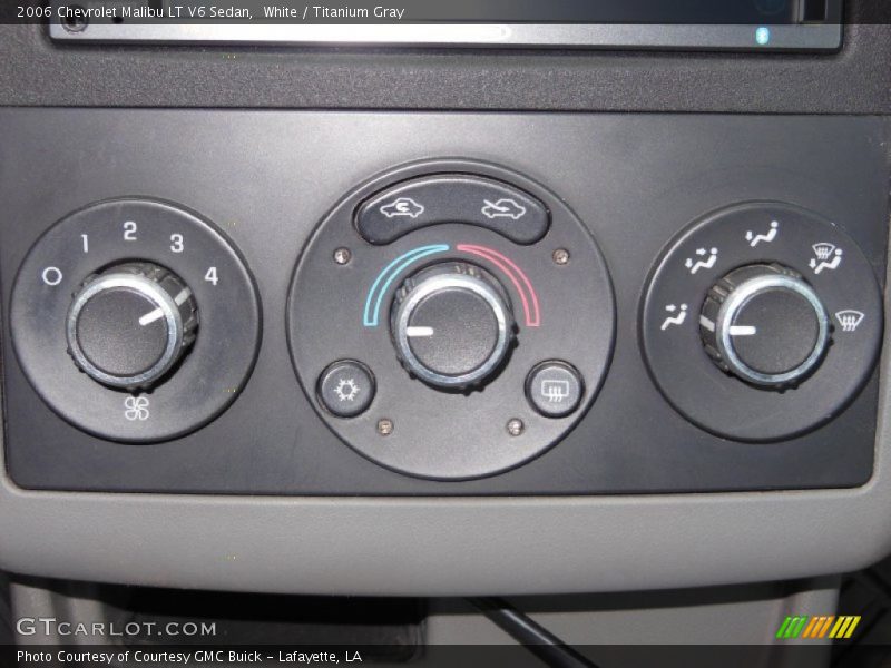 White / Titanium Gray 2006 Chevrolet Malibu LT V6 Sedan
