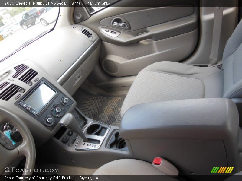 White / Titanium Gray 2006 Chevrolet Malibu LT V6 Sedan
