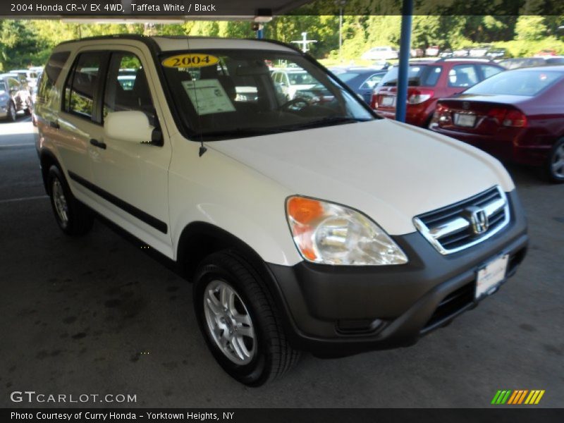 Taffeta White / Black 2004 Honda CR-V EX 4WD