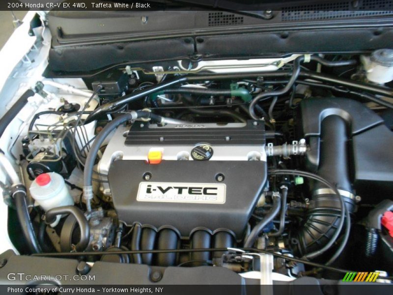 Taffeta White / Black 2004 Honda CR-V EX 4WD